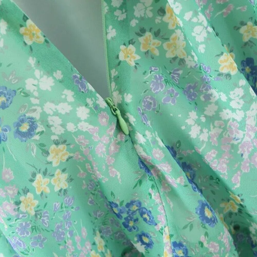 Mini Tie On Shoulder Dress Spring - Picture 9 of 9